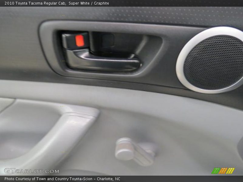 Super White / Graphite 2010 Toyota Tacoma Regular Cab
