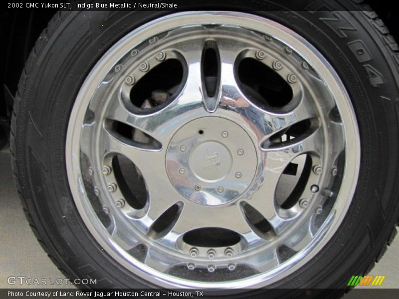 Indigo Blue Metallic / Neutral/Shale 2002 GMC Yukon SLT