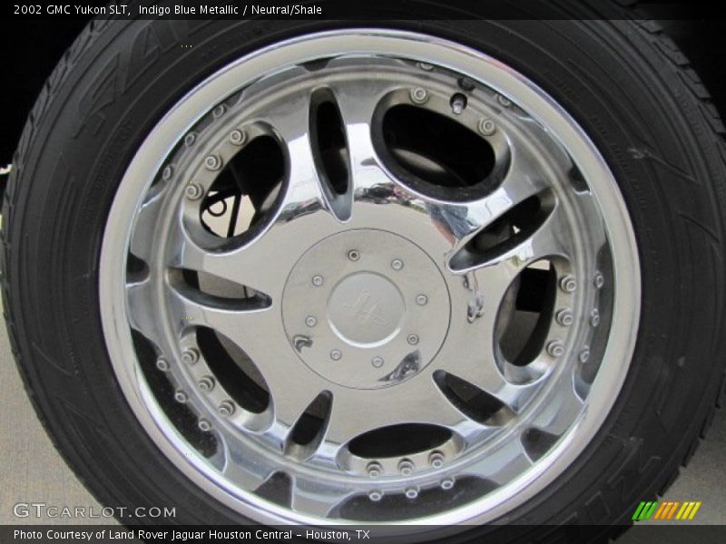 Indigo Blue Metallic / Neutral/Shale 2002 GMC Yukon SLT