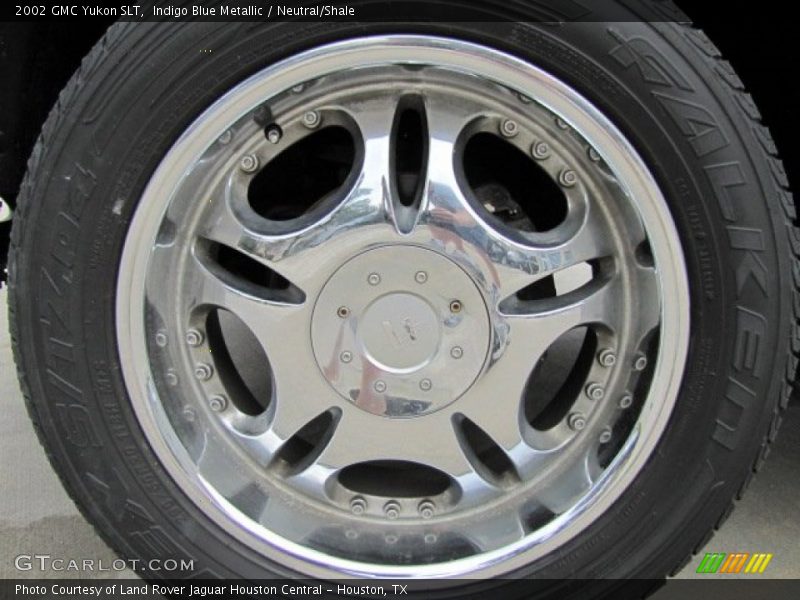 Indigo Blue Metallic / Neutral/Shale 2002 GMC Yukon SLT
