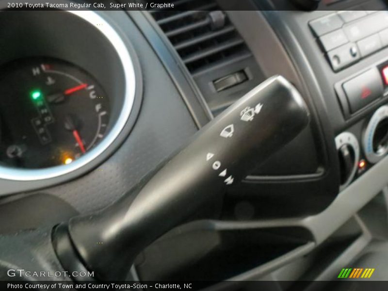 Super White / Graphite 2010 Toyota Tacoma Regular Cab