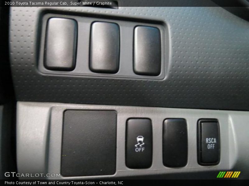 Super White / Graphite 2010 Toyota Tacoma Regular Cab