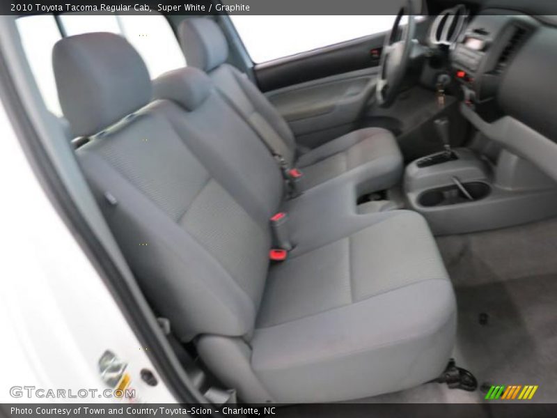 Super White / Graphite 2010 Toyota Tacoma Regular Cab