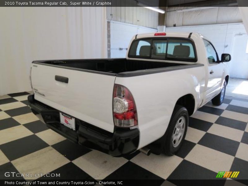 Super White / Graphite 2010 Toyota Tacoma Regular Cab