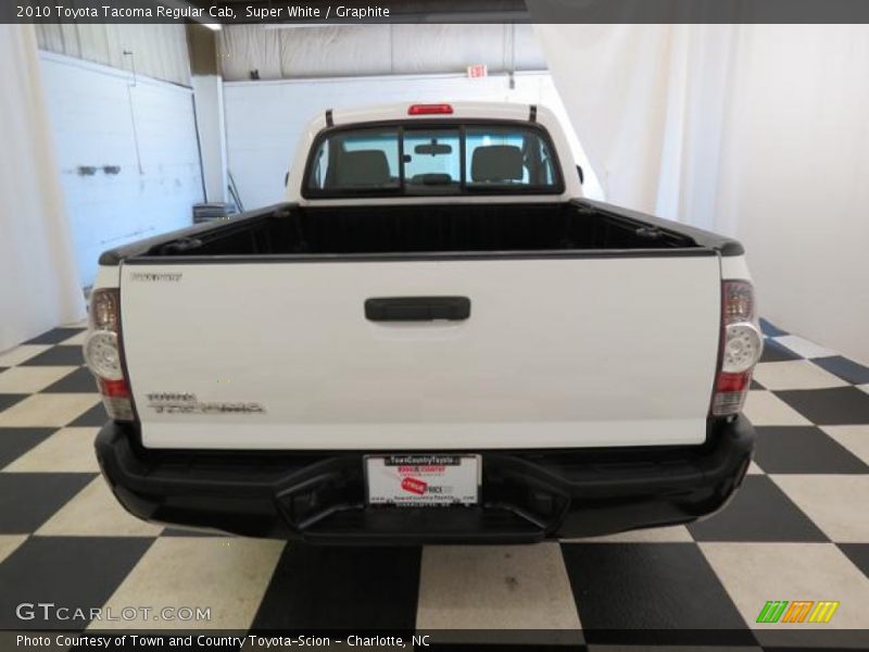 Super White / Graphite 2010 Toyota Tacoma Regular Cab