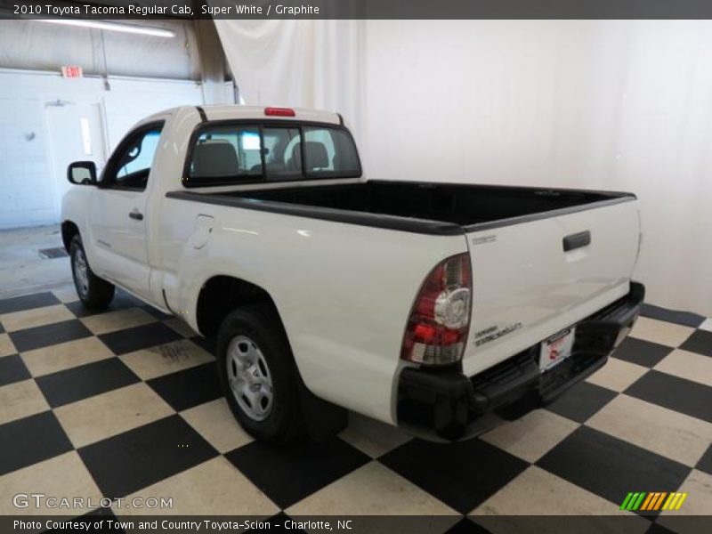 Super White / Graphite 2010 Toyota Tacoma Regular Cab