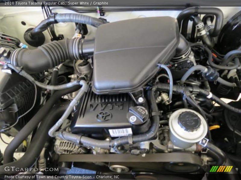 Super White / Graphite 2010 Toyota Tacoma Regular Cab