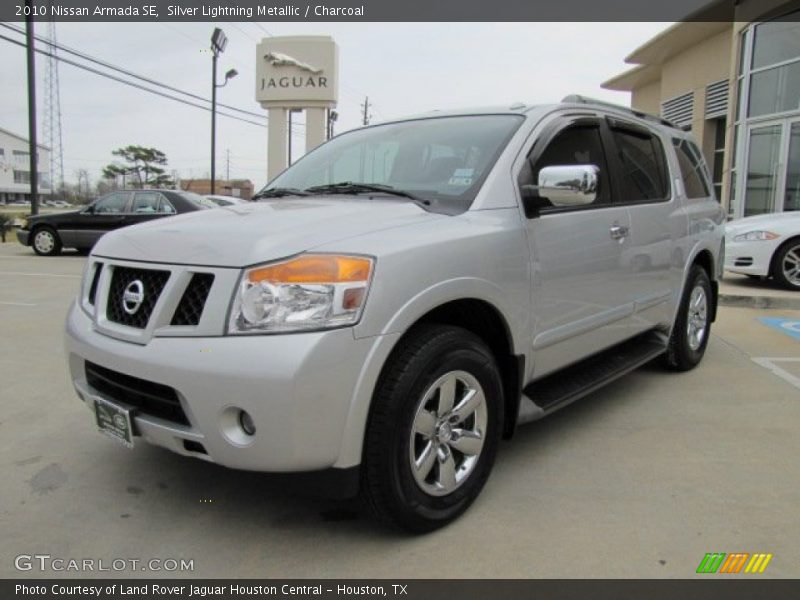 Silver Lightning Metallic / Charcoal 2010 Nissan Armada SE