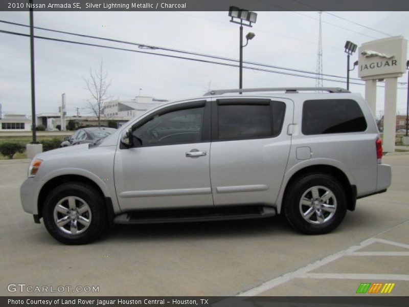 Silver Lightning Metallic / Charcoal 2010 Nissan Armada SE