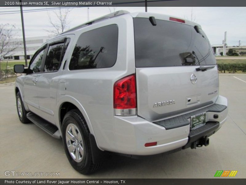 Silver Lightning Metallic / Charcoal 2010 Nissan Armada SE