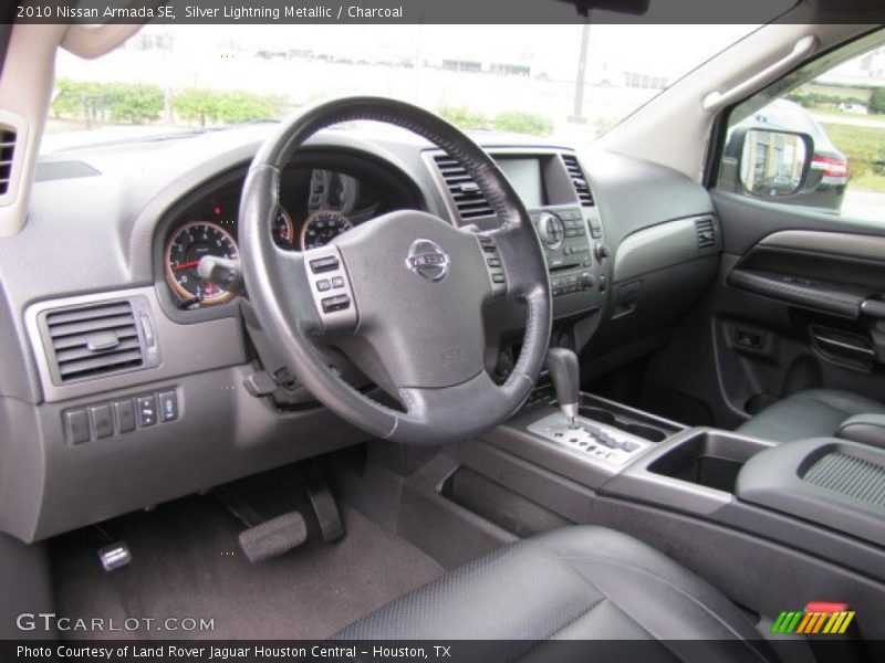 Silver Lightning Metallic / Charcoal 2010 Nissan Armada SE