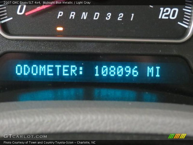 Midnight Blue Metallic / Light Gray 2007 GMC Envoy SLT 4x4