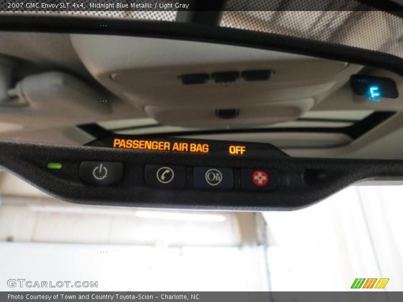 Midnight Blue Metallic / Light Gray 2007 GMC Envoy SLT 4x4