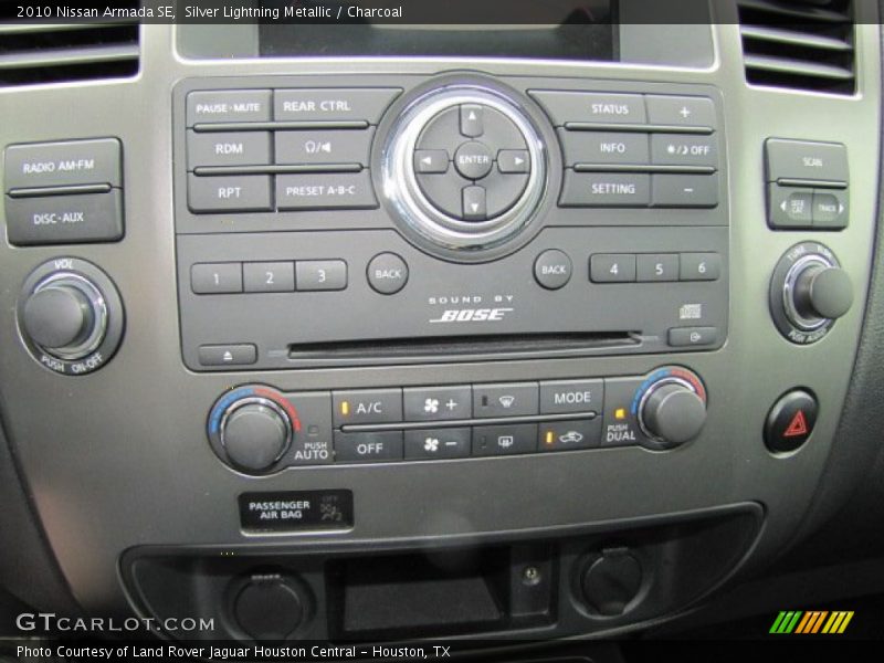 Silver Lightning Metallic / Charcoal 2010 Nissan Armada SE