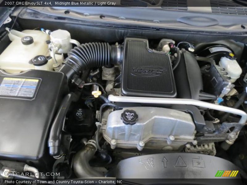 Midnight Blue Metallic / Light Gray 2007 GMC Envoy SLT 4x4