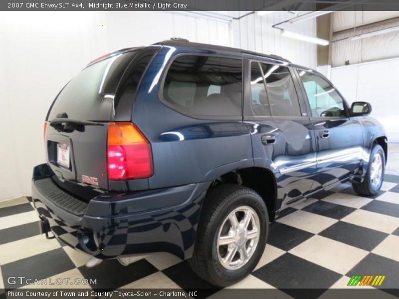 Midnight Blue Metallic / Light Gray 2007 GMC Envoy SLT 4x4