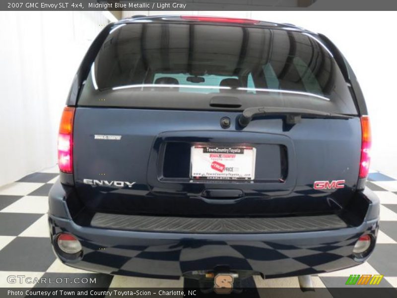Midnight Blue Metallic / Light Gray 2007 GMC Envoy SLT 4x4