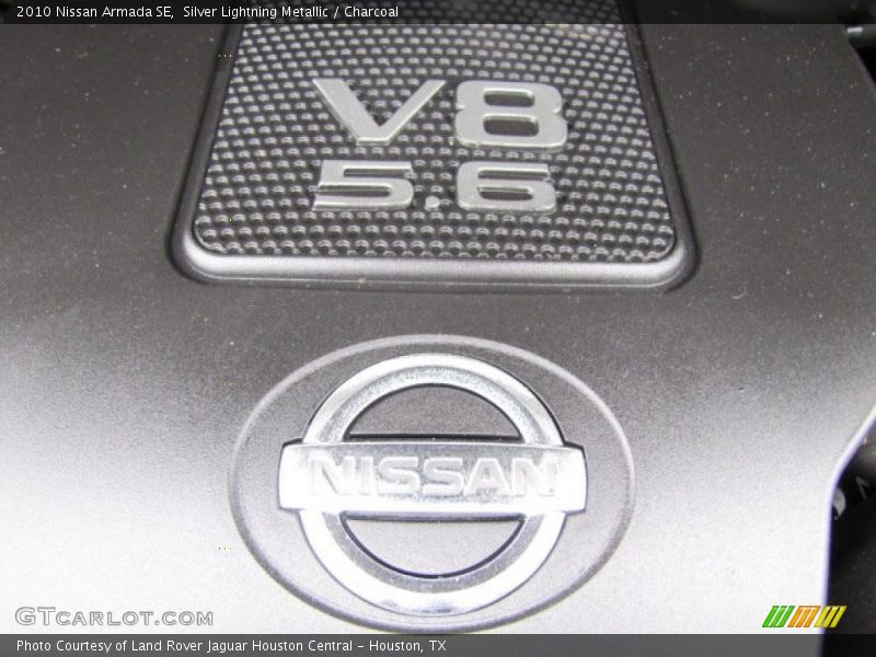 Silver Lightning Metallic / Charcoal 2010 Nissan Armada SE
