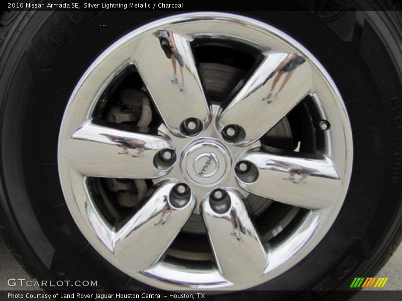 Silver Lightning Metallic / Charcoal 2010 Nissan Armada SE