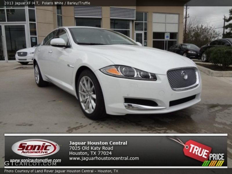 Polaris White / Barley/Truffle 2013 Jaguar XF I4 T