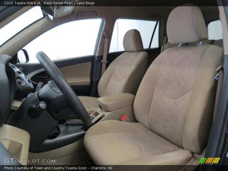 Front Seat of 2010 RAV4 I4