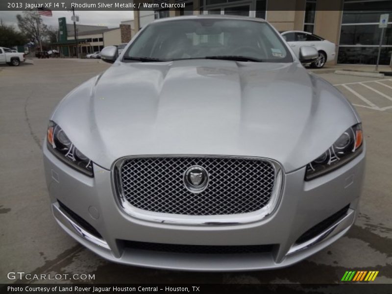 Rhodium Silver Metallic / Warm Charcoal 2013 Jaguar XF I4 T