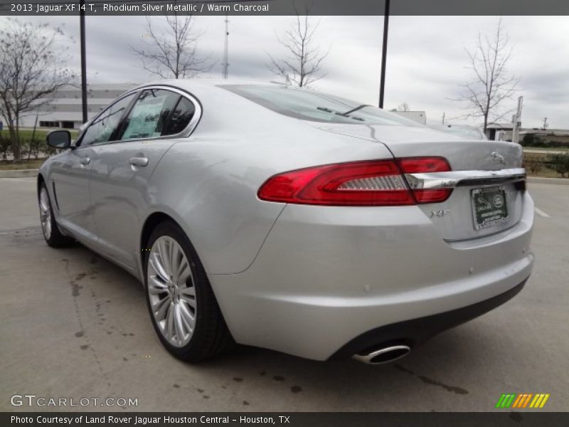 Rhodium Silver Metallic / Warm Charcoal 2013 Jaguar XF I4 T