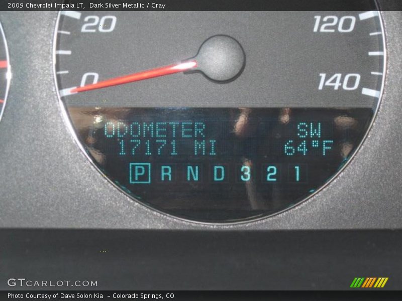Dark Silver Metallic / Gray 2009 Chevrolet Impala LT