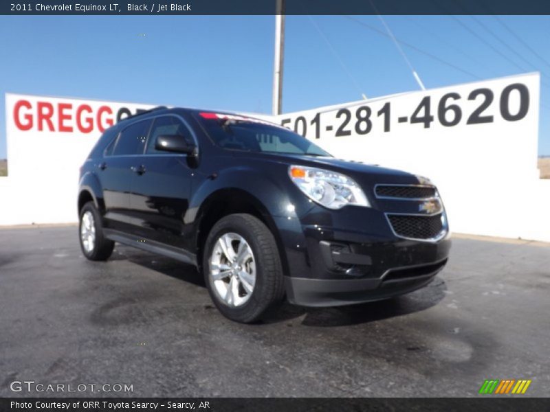 Black / Jet Black 2011 Chevrolet Equinox LT