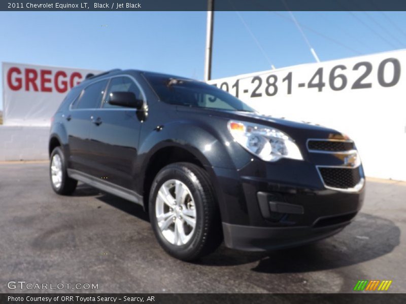 Black / Jet Black 2011 Chevrolet Equinox LT