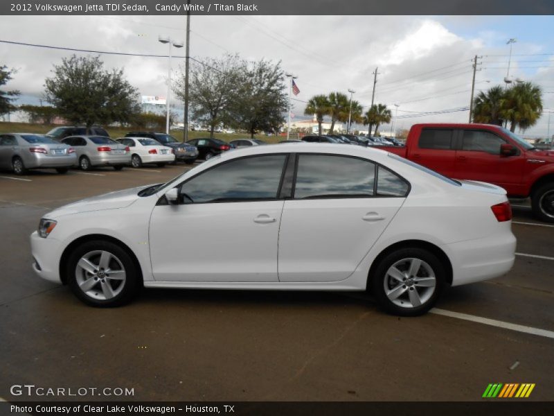Candy White / Titan Black 2012 Volkswagen Jetta TDI Sedan