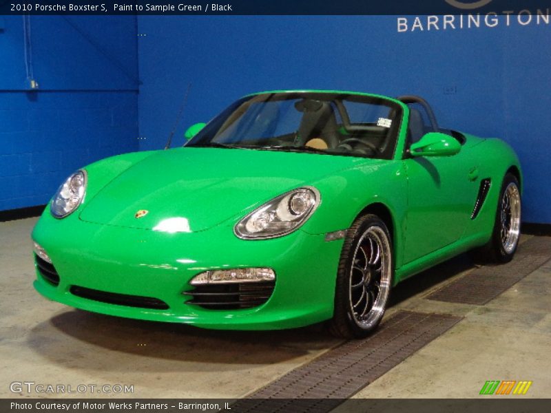Paint to Sample Green / Black 2010 Porsche Boxster S