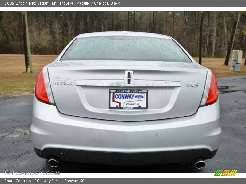 Brilliant Silver Metallic / Charcoal Black 2009 Lincoln MKS Sedan