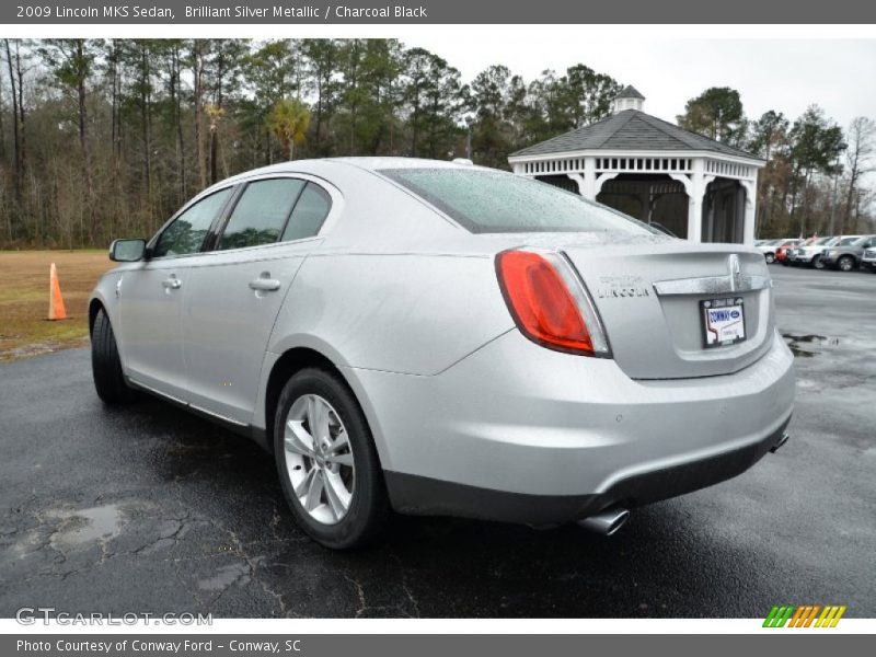 Brilliant Silver Metallic / Charcoal Black 2009 Lincoln MKS Sedan