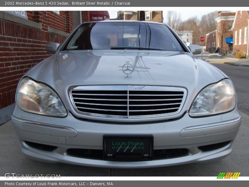 Brilliant Silver Metallic / Charcoal 2002 Mercedes-Benz S 430 Sedan
