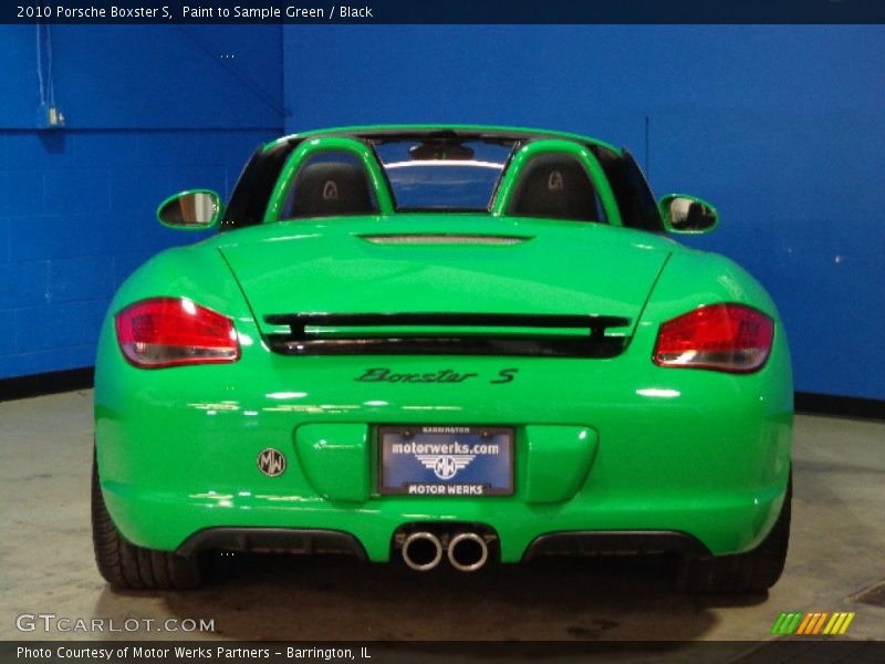 Paint to Sample Green / Black 2010 Porsche Boxster S