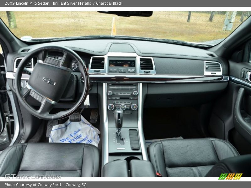 Brilliant Silver Metallic / Charcoal Black 2009 Lincoln MKS Sedan