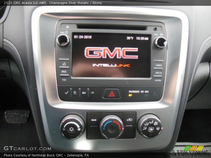 Controls of 2013 Acadia SLE AWD