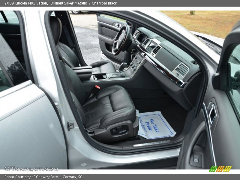 Brilliant Silver Metallic / Charcoal Black 2009 Lincoln MKS Sedan