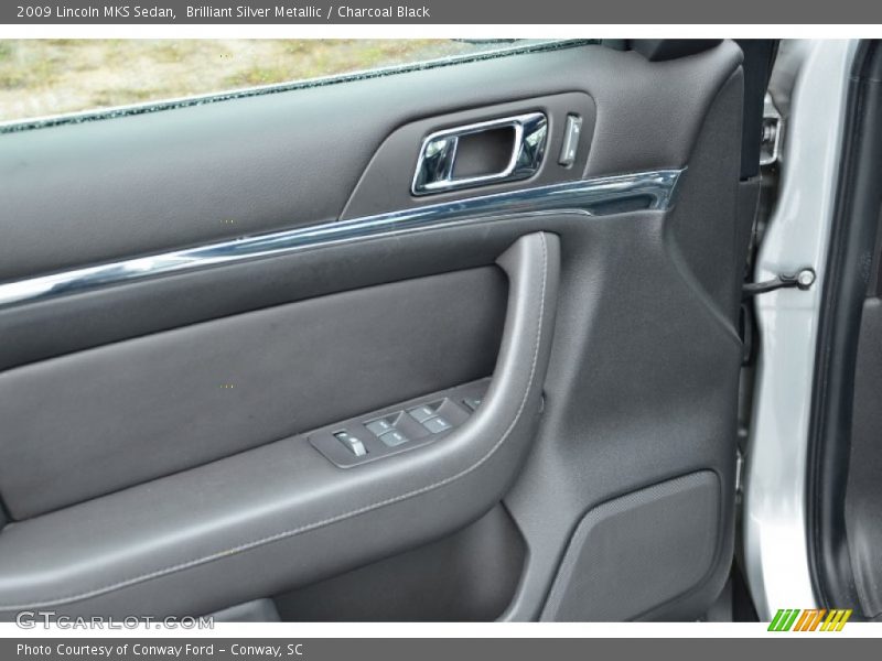 Brilliant Silver Metallic / Charcoal Black 2009 Lincoln MKS Sedan