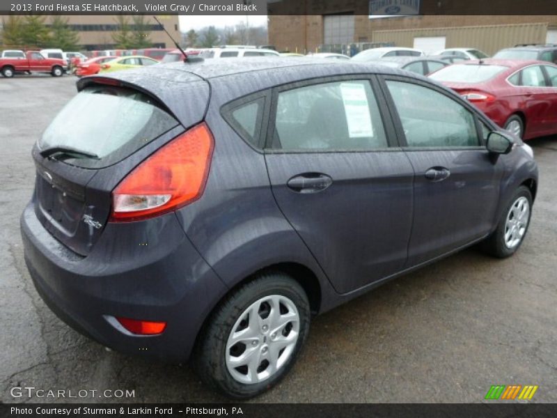Violet Gray / Charcoal Black 2013 Ford Fiesta SE Hatchback