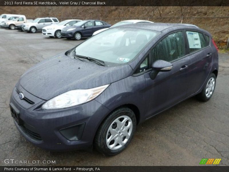 Violet Gray / Charcoal Black 2013 Ford Fiesta SE Hatchback