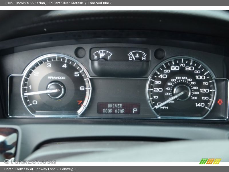 Brilliant Silver Metallic / Charcoal Black 2009 Lincoln MKS Sedan