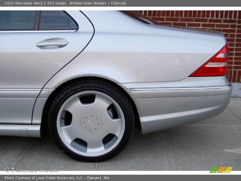 Brilliant Silver Metallic / Charcoal 2002 Mercedes-Benz S 430 Sedan