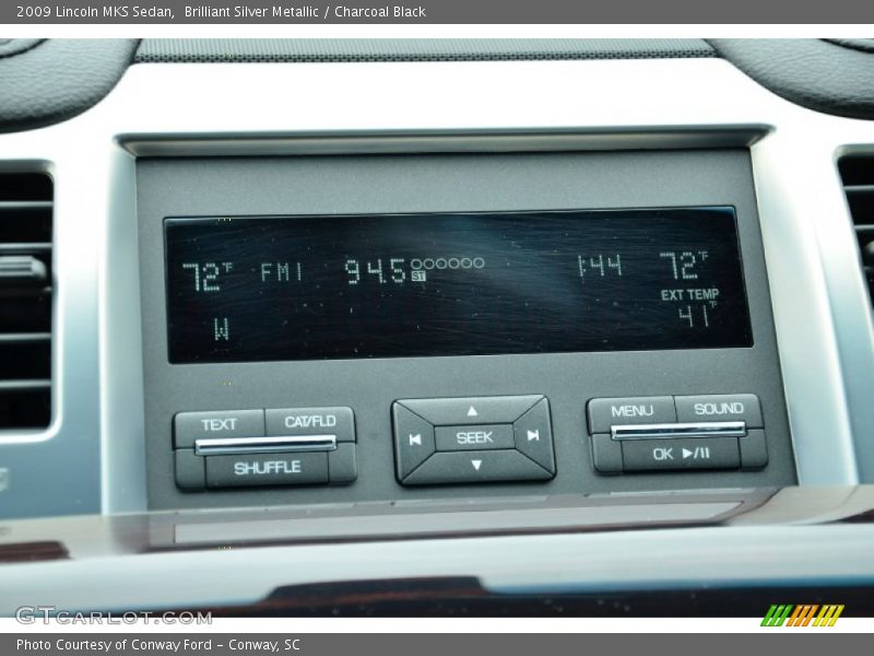 Brilliant Silver Metallic / Charcoal Black 2009 Lincoln MKS Sedan