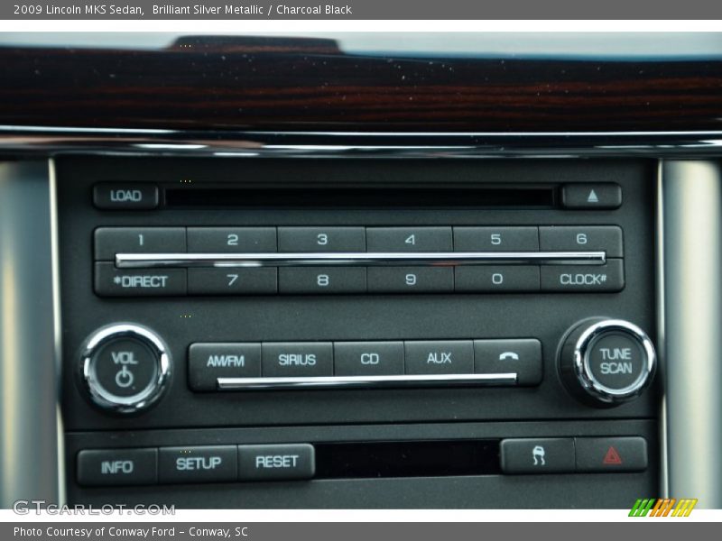Brilliant Silver Metallic / Charcoal Black 2009 Lincoln MKS Sedan