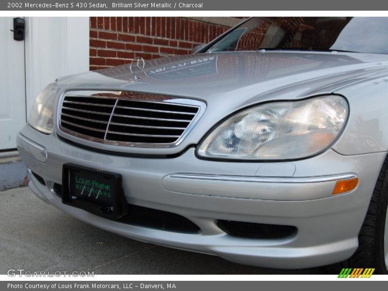 Brilliant Silver Metallic / Charcoal 2002 Mercedes-Benz S 430 Sedan