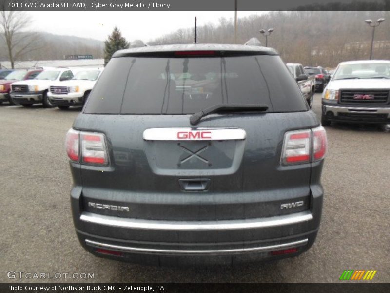 Cyber Gray Metallic / Ebony 2013 GMC Acadia SLE AWD