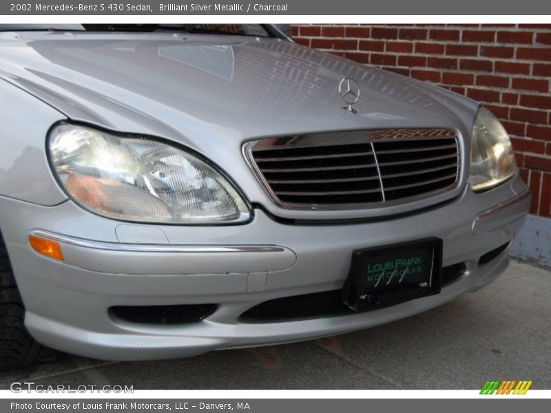 Brilliant Silver Metallic / Charcoal 2002 Mercedes-Benz S 430 Sedan