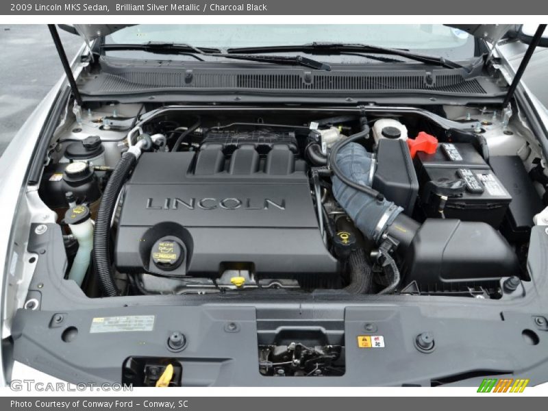Brilliant Silver Metallic / Charcoal Black 2009 Lincoln MKS Sedan